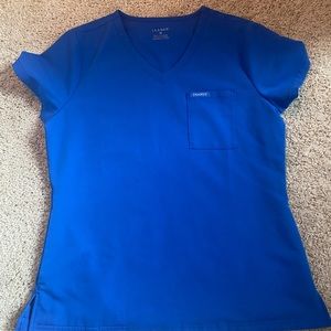 Jaanuu Royal Blue Scrub Top